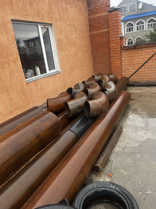 Труба диаметр 377 и отвод