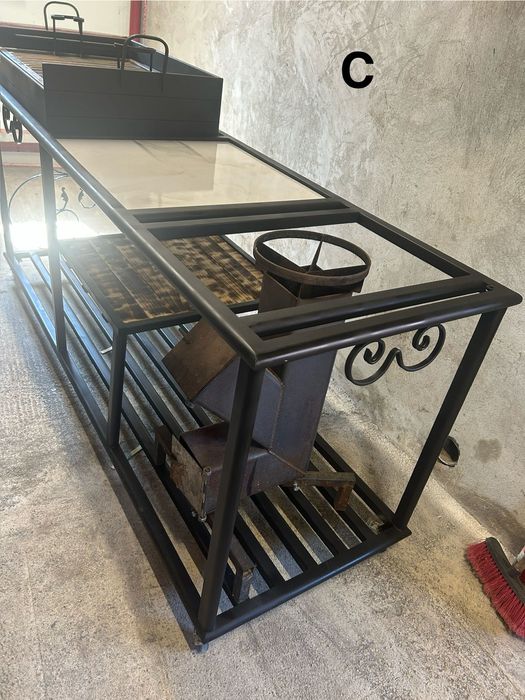 Grătar masă de lucru,sobă rachetă și alte modele