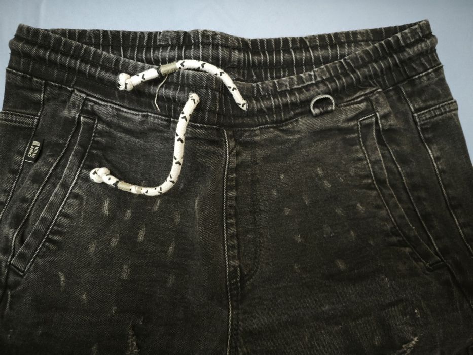 Мъжки дънки-джогър,черни,32/34