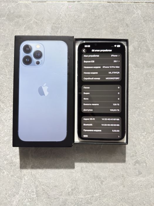 iPhone 13 Pro Max 128GB Sierra Blue