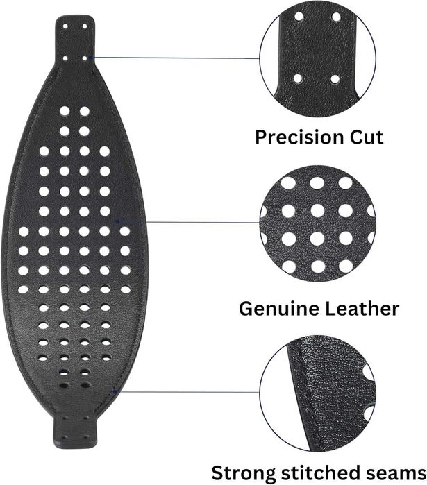 AHG Премиум наушници от овча кожа и лента за глава от телешка кожа