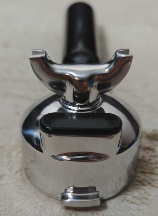 НОВО * Професионален Ръкохватка / Портафилтър 58mm с 3 уши * Солиден хромиран месинг 545г (Breville са 282г)  + Единична и Двойна Цедка