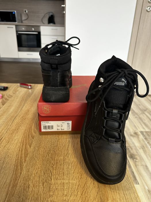 Пума ниски кожени боти 41