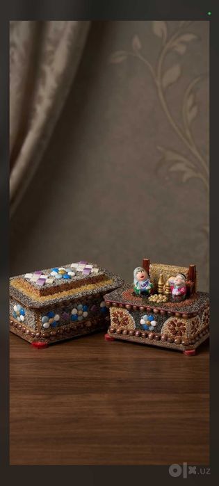 Шкатулки интерьерные, дизайнерские