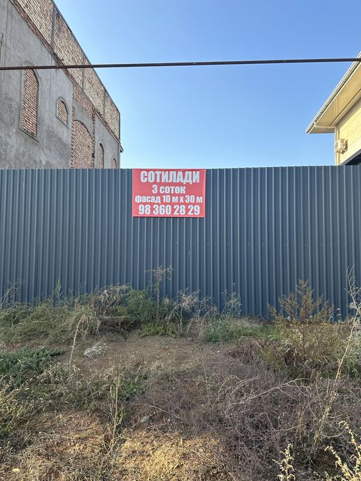 Yer 3 sotix  fasad 10m* x30m*