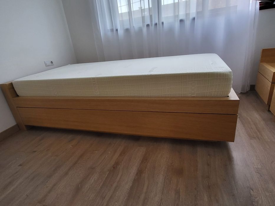 Pat single 2 bucăți 90x200