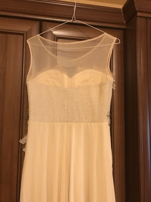 Rochie de gală crem 38-40