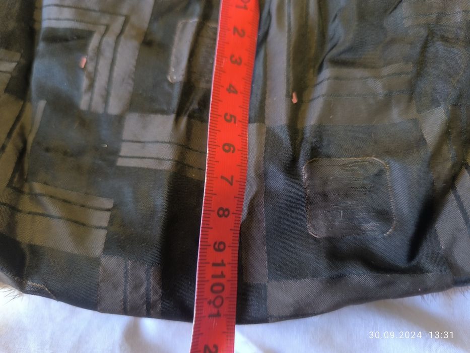 Естествено палто от челца на норки