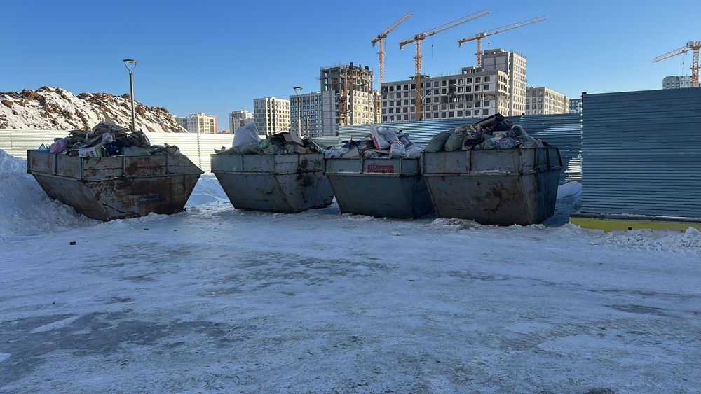 Вывоз мусора бункер