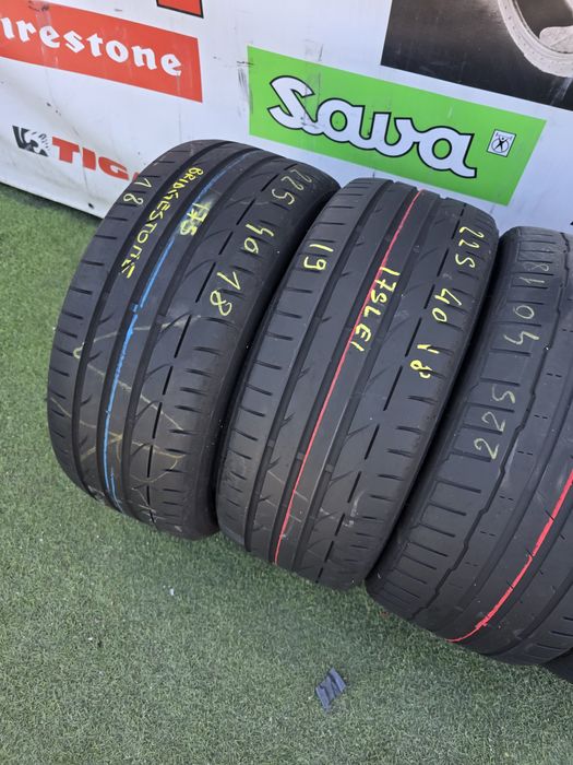 225.40.18 2x bridgestone 2x hankook