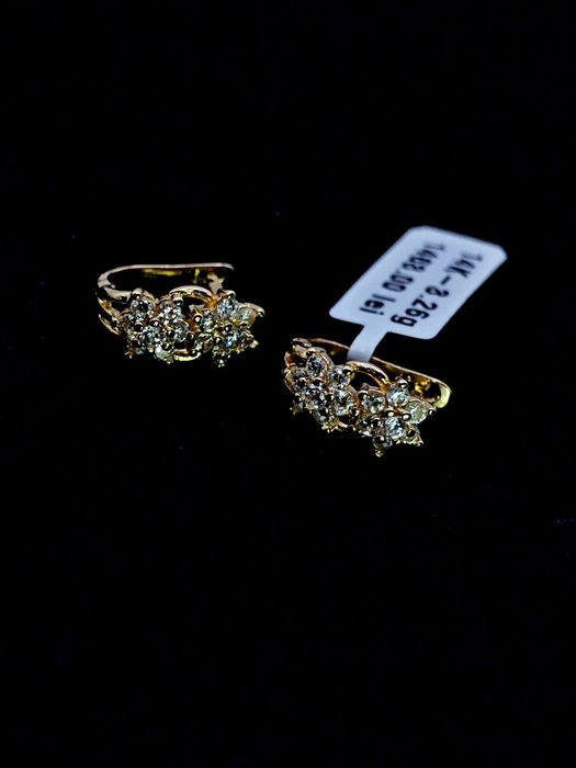 Bijuteria Royal cercei din aur 14k 3.26 gr