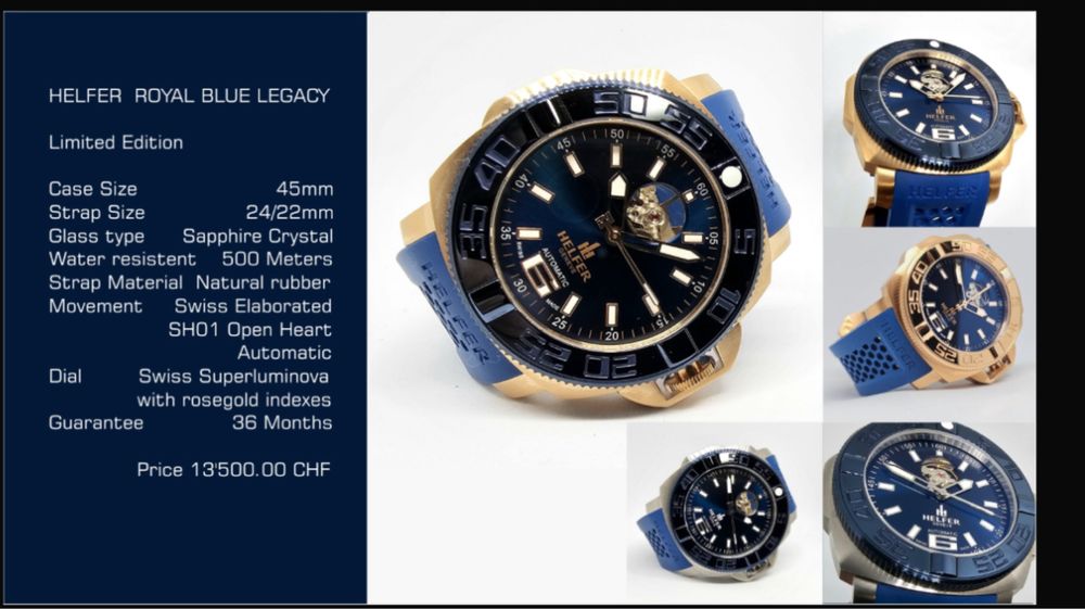 Helfer Royal Blue Legency- ACCEPT SI CRYPTO