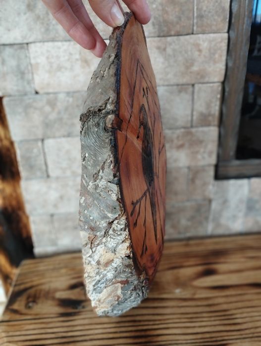 Tablouri pirogravate cu diferite imagini