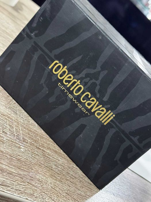 дамски часовник Roberto Cavalli Timewear (Златист / Кожа питон)