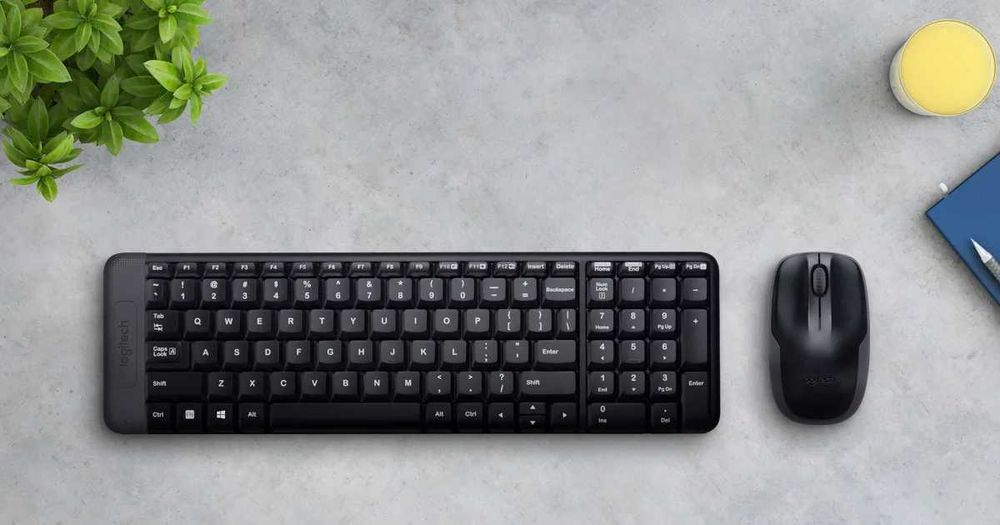 Беспроводная клавиатура и мышь - Logitech MK220