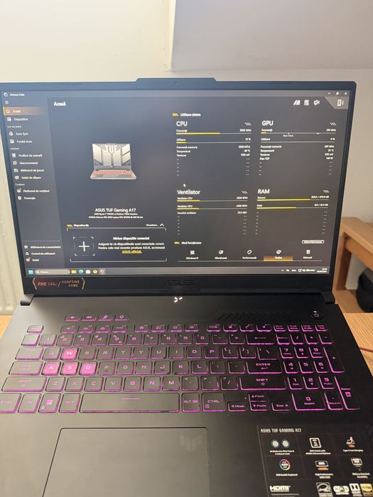 ASUS TUF Gaming A17 – Ryzen 7 / RTX 4050 / 16GB RAM / 144Hz