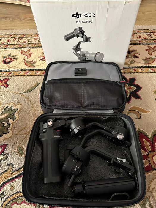 DJI RSC 2  PRO Combo Stabilizator Gimbal - Ronin + Tija de  extensie din fibra de carbon (extra)