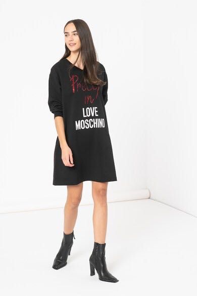 Черна рокля Moschino