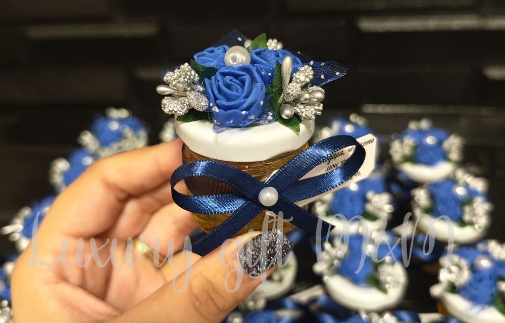 Подаръци за гости, подаръчета за гости, бурканчетата с мед