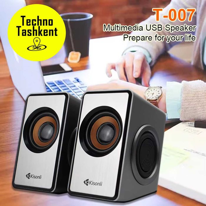 Kомпьютерные колонки Kisonli T-007 (Garantiya) (Dostavka Bor)