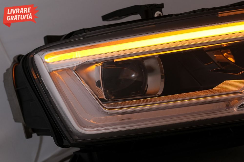 Faruri Full LED Audi Q3 8U Facelift (2014-2017) Conversie de la Xenon