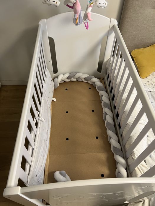 Дървена детска кошара с люлка - Arbor Baby