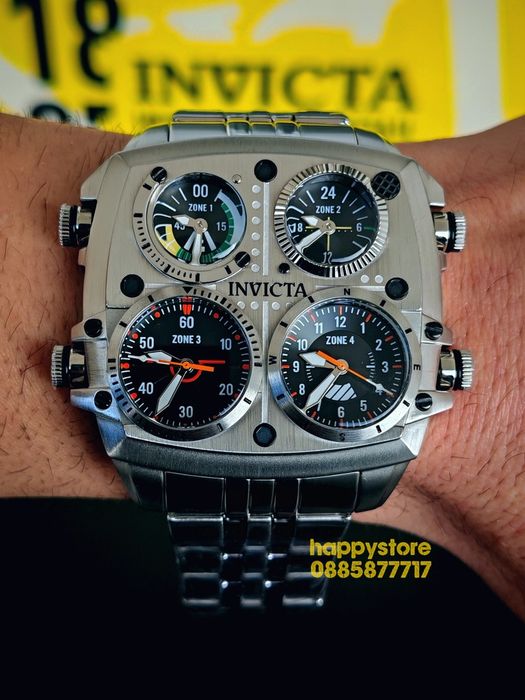 INVICTA Zulu Silver 54 mm, Инвикта нов мъжки часовник