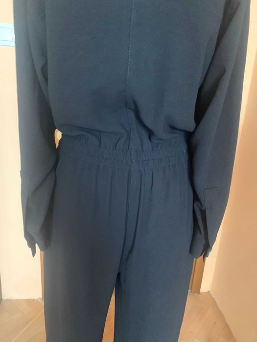 Черен гащеризон Zara с ефектен цип, размер S/M