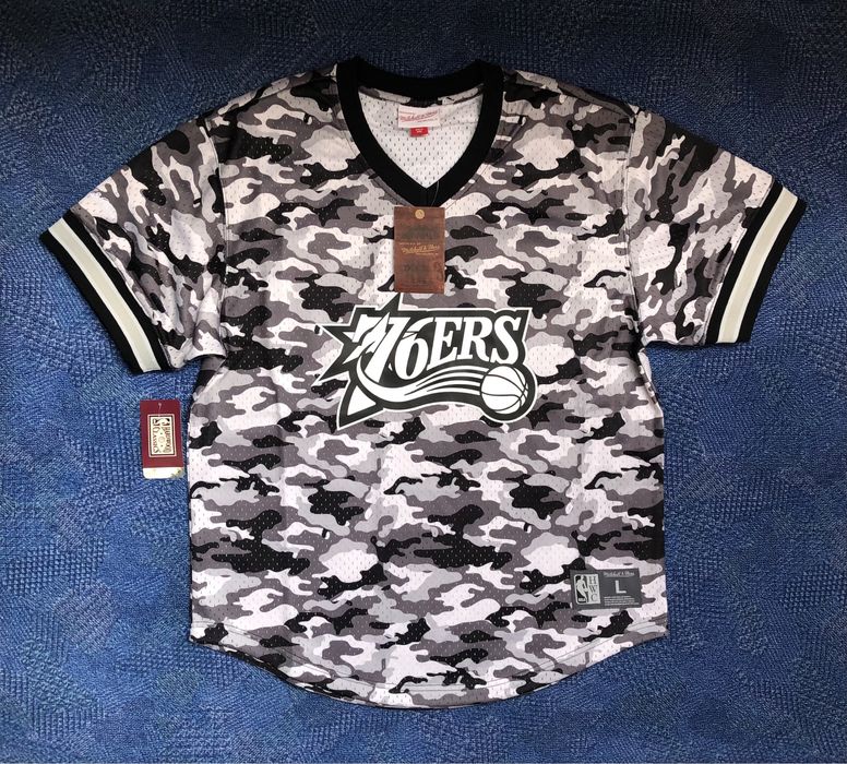 Mitchell & Ness NBA Philadelphia 76ers Camo Jeresy ОРИГИНАЛНИ