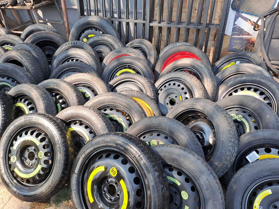 Roata de rezerva Slim 5x112 R16 Butuc 66.6 mm Audi Mercedes Skoda Vw