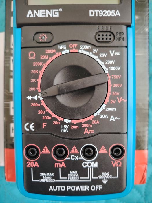 Мултицет aneng dt9205a