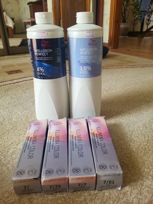 Краска для волос с оксидантами