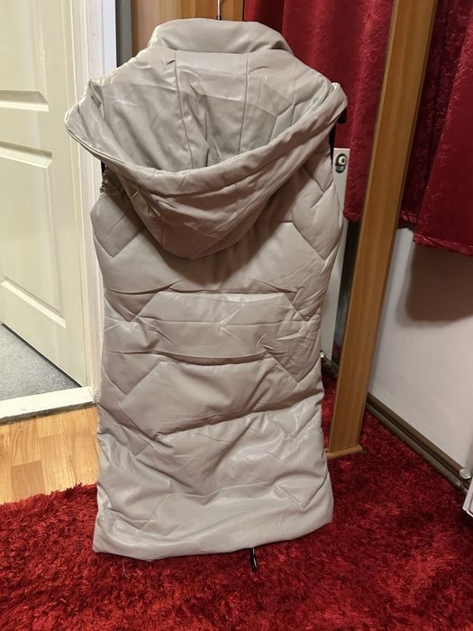 Vesta piele ecologica superba crem