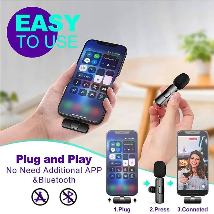 Петличка ОПТОМ / Микрофон К8, К9, К11 / Android / Iphone