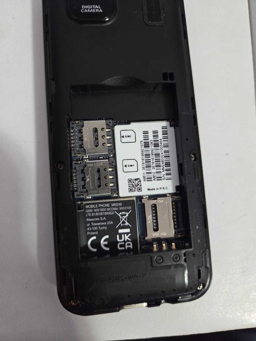 Telefon MAXCOM Classic MM248, 48MB RAM, 4G, Dual SIM, negru