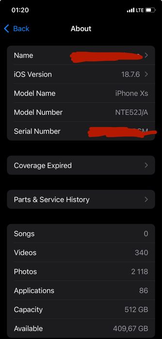 iPhone Xs 512Gb; gold