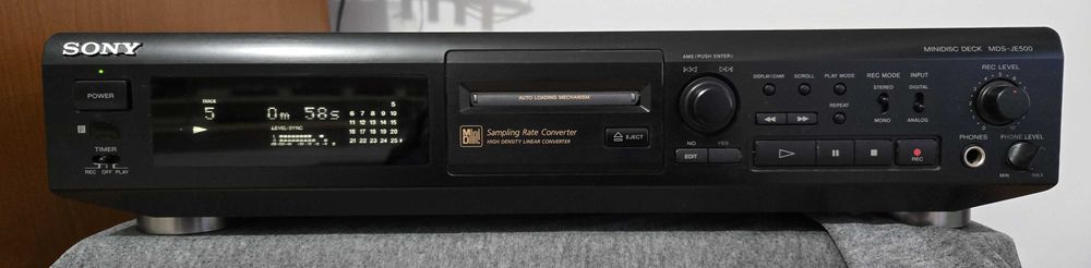 2 Minidisc SONY MDS-JE 500