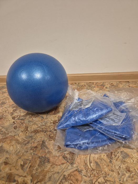 Топка за гимнастика и пилатес,  BODYFLEX,25 см, синя