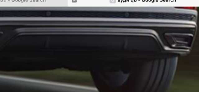 Части за Q8 -накрайници за ауспух и броня и дифузьор