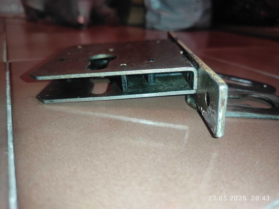 Антикварна брава месинг 8/9/15 см, дебелина 12 мм