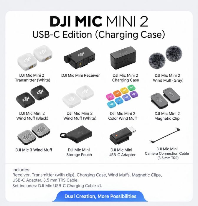 DJI Mic Mini 2 с накладками