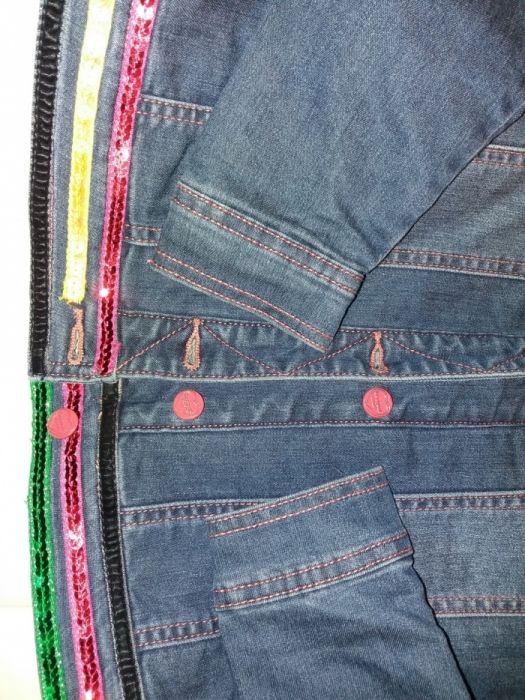 Geaca de blugi imblanita Desigual