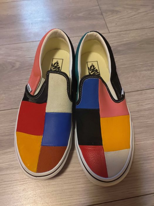 Vans Slip On din piele multicolor