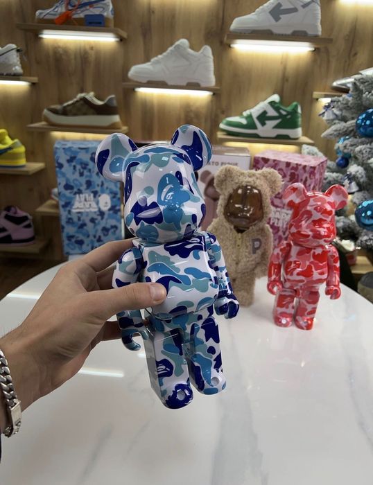 Фигура Bearbrick x Bape Camo #3 Blue 400%