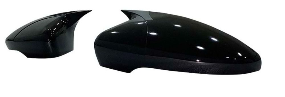 Capace oglinzi Batman style VW Passat B7 2011-2014 negru lucios