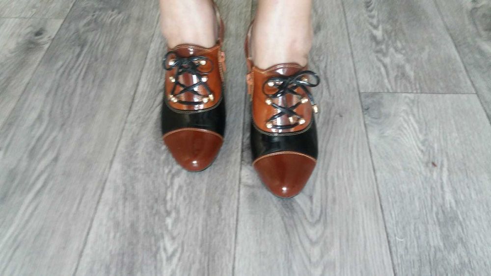 Туфли, лакированные,-37-38 размер.