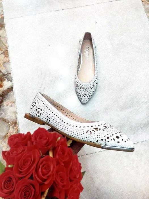 Роскошные нежные кожаные туфли балетки Başaran, все разм.,люкс,Турция!