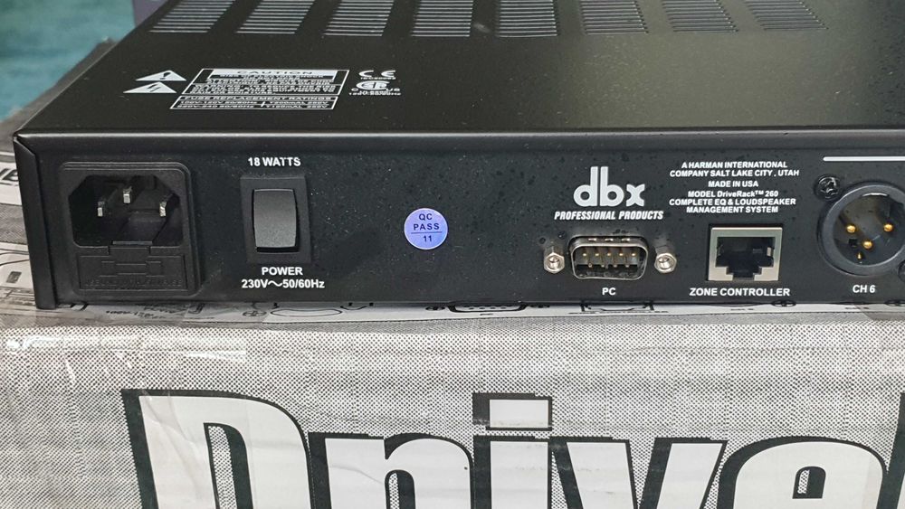 DBX Driverack 260 Made in USA, crossover чисто нов.