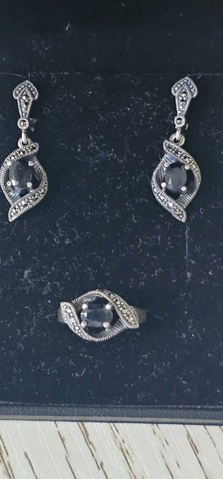 Чёрный onyx. Серебро 925 проба.