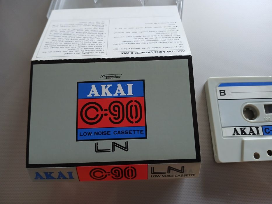 Casetă audio Akai LN 90, Nescrisă, stare foarte bună